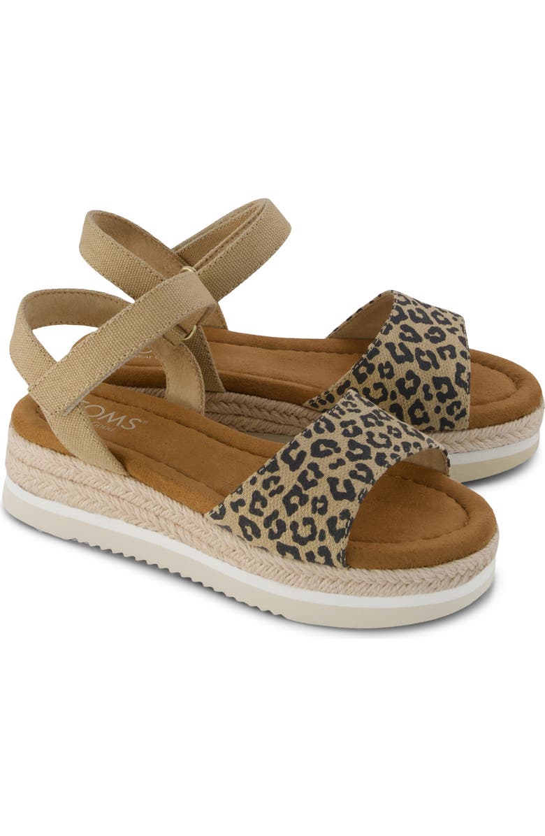 TOMS Diana Platform Wedge Sandal, Alternate, color, Beige