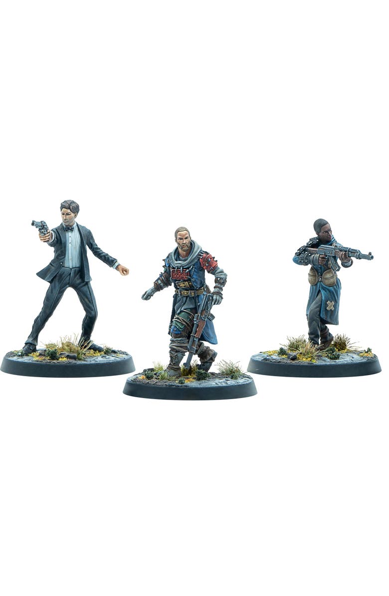 Modiphius Entertainment Fallout Miniatures Raiders Crater Warlords, Main, color, 