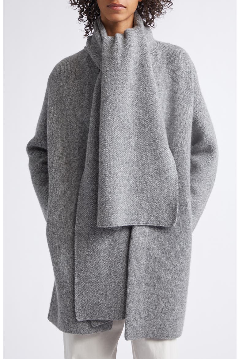 Drape Sweater Coat, Alternate, color, MEDIUM HEATHER GREY