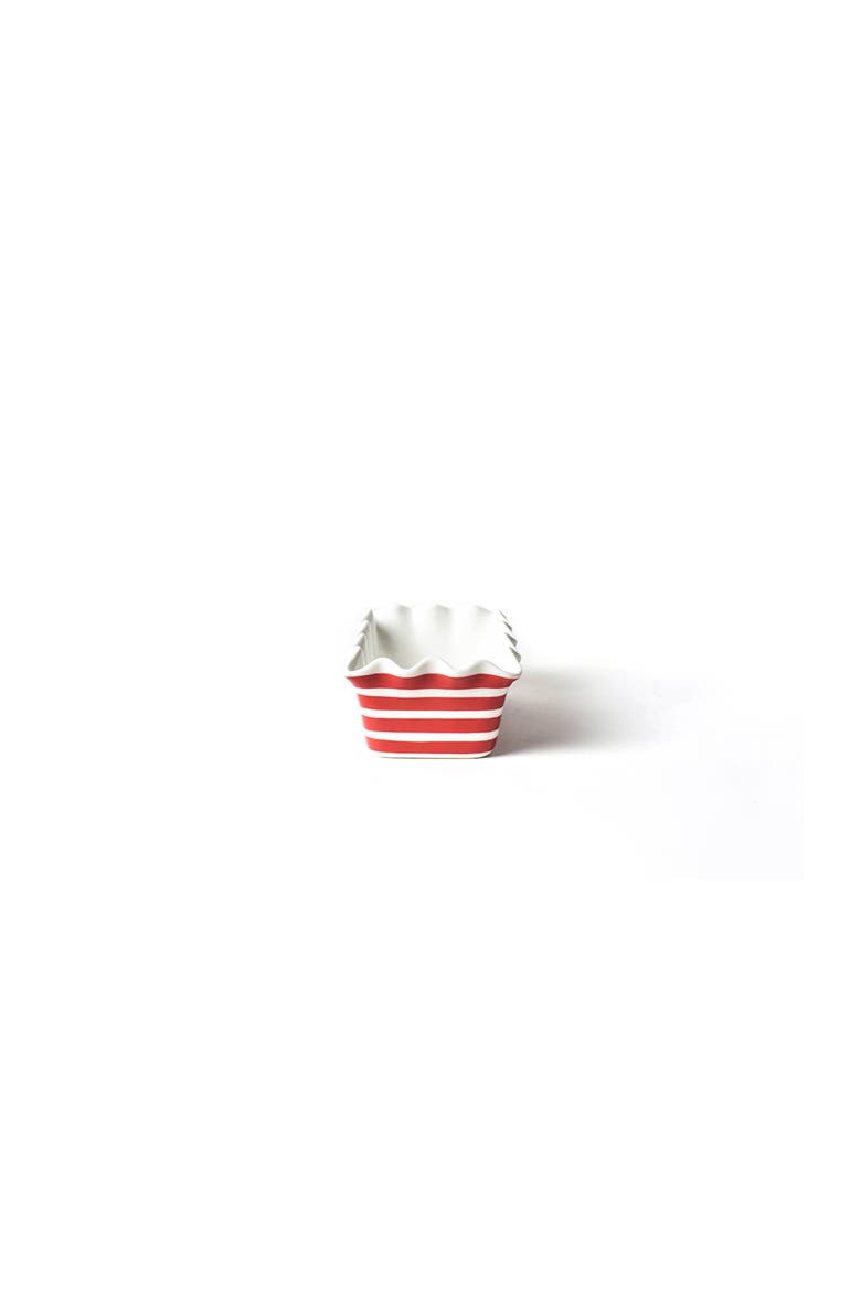 Red Stripe Ruffle Loaf Pan, Alternate, color, Red