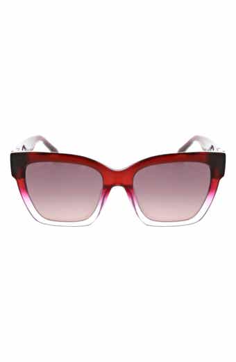 Oscar de la Renta 53mm Butterfly Sunglasses