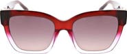Oscar de la Renta 53mm Butterfly Sunglasses