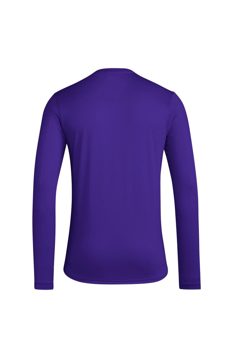 adidas Men's adidas Purple Washington Huskies Locker Football Pre-Game AEROREADY Long Sleeve T-Shirt, Alternate, color, Purple