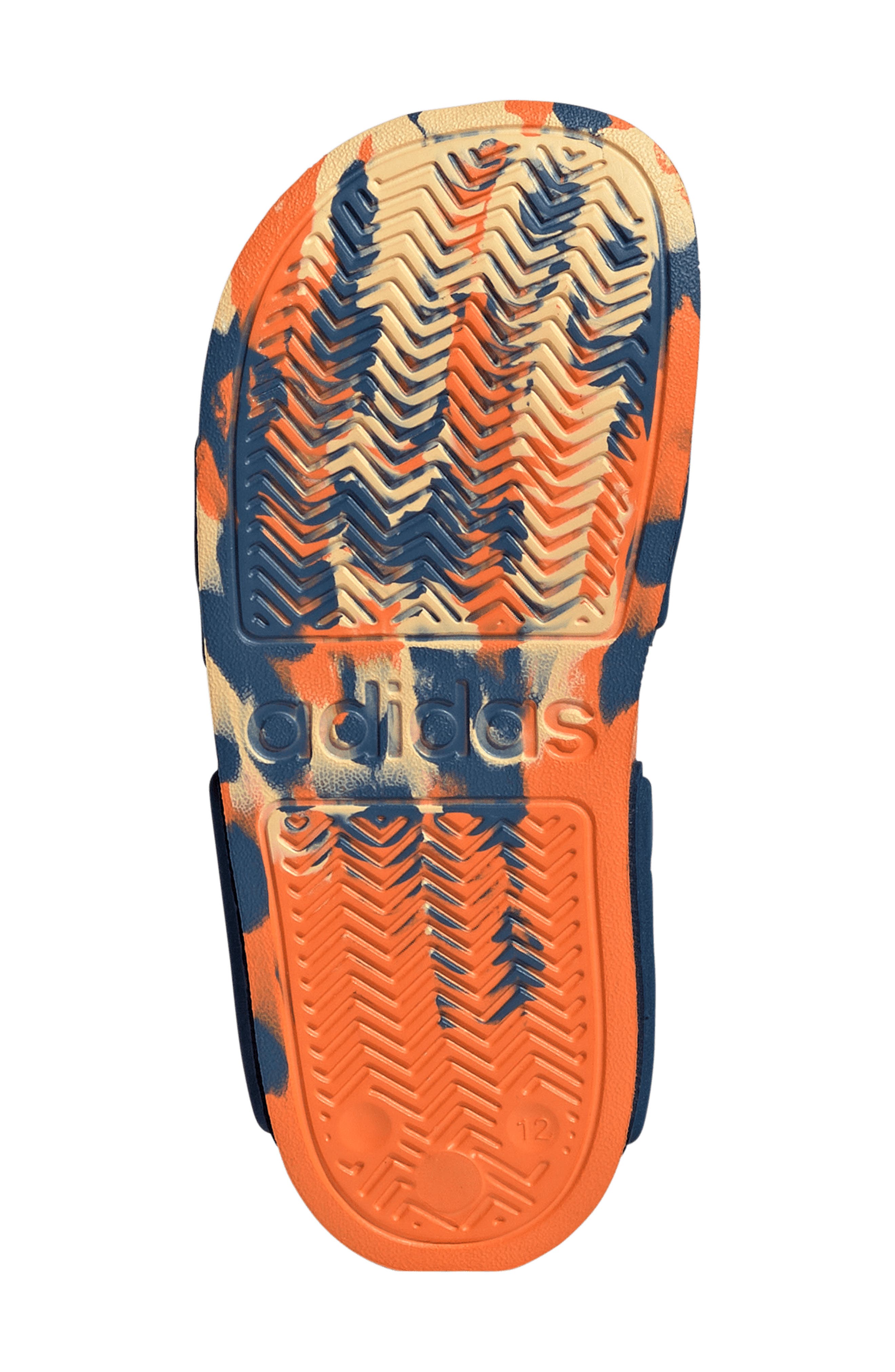 Kids' Adilette Sandal, Alternate, color, DUSKY/ ORANGE/ TANGERINE
