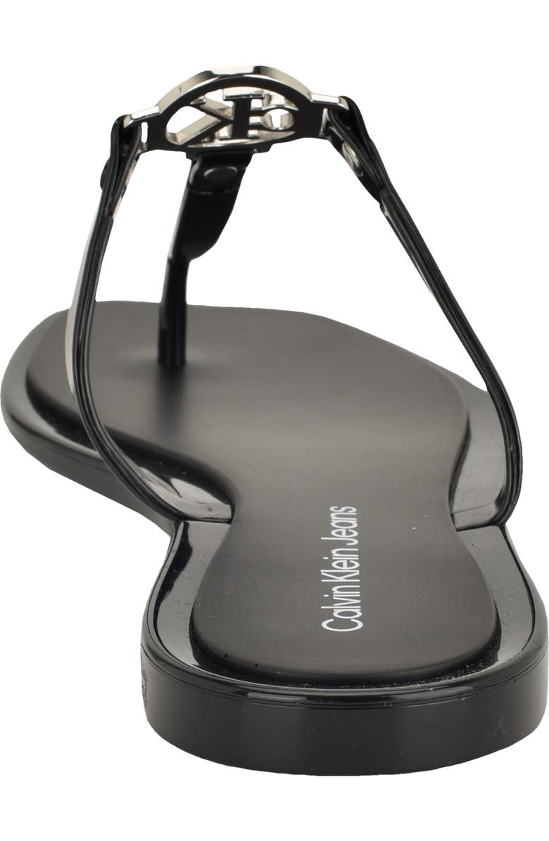 Calvin Klein Ellye Sandal, Alternate, color, Black