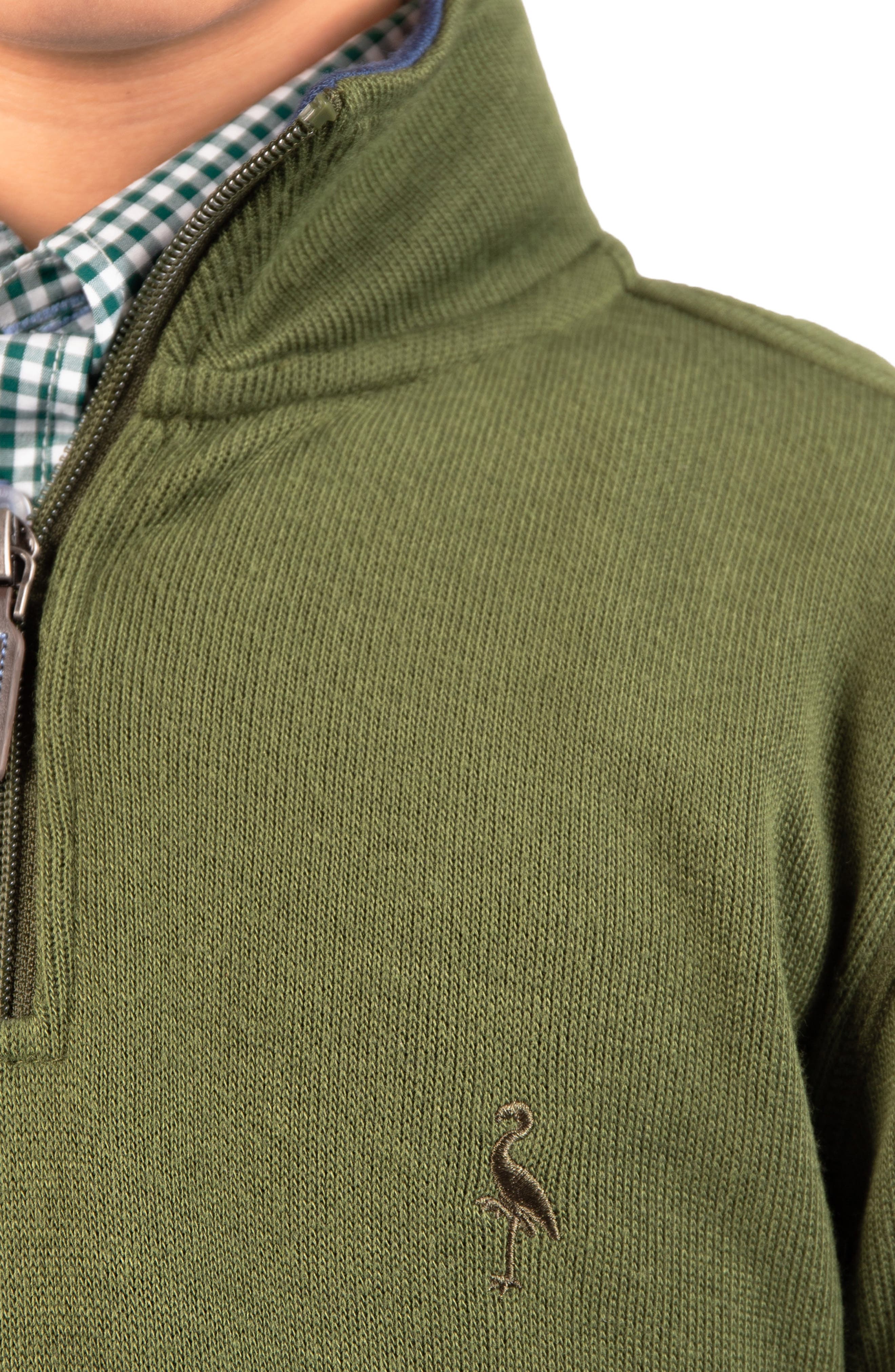 TailorByrd Kids' French Rib Quarter Zip Pullover Sweater | Nordstromrack