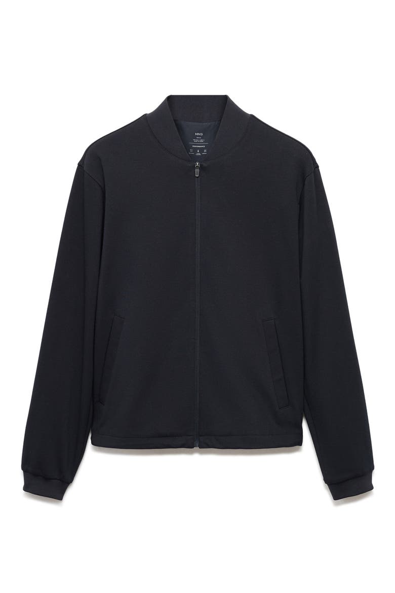 Thermoregulated Bomber Jacket, Alternate, color, NAVY