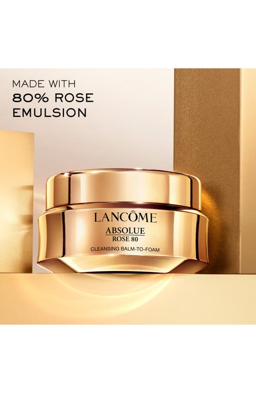 LANCÔME LANCÔME ABSOLUE ROSE 80 CLEANSING BALM-TO-FOAM