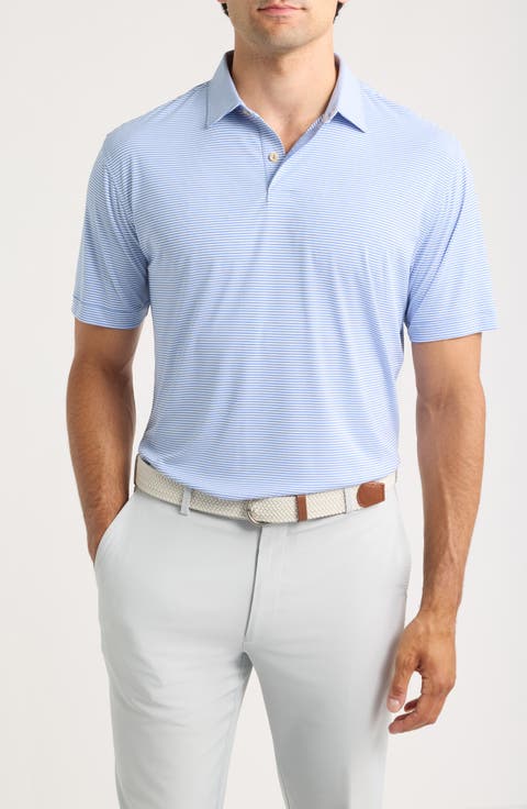 Featherweight Market Stripe Performance Polo