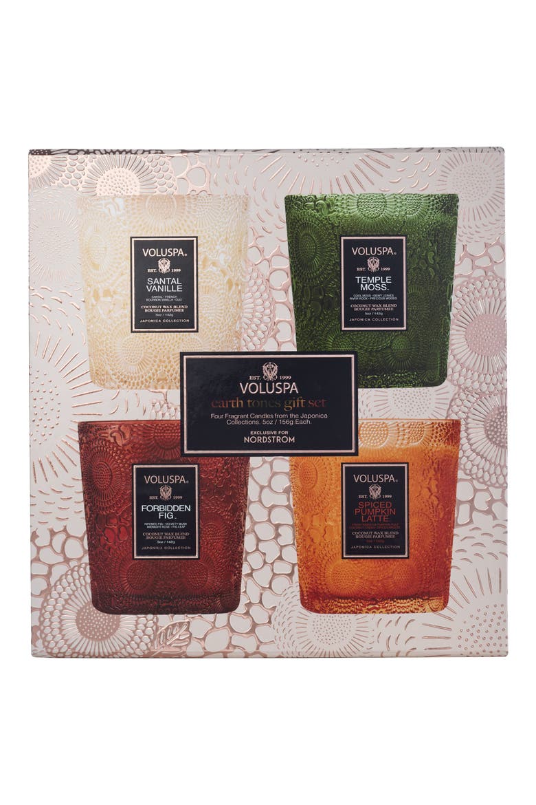 Japonica Earth Tones Demi Candle Set (Limited Edition) (Nordstrom Exclusive) $80 Value, Main, color, ASSORTED COLORS