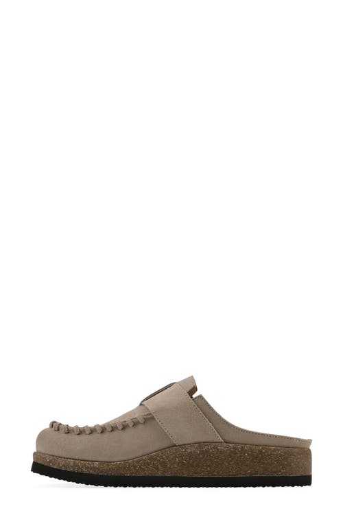 White Mountain Footwear Bayberry Mule In Sandal Wood Suede