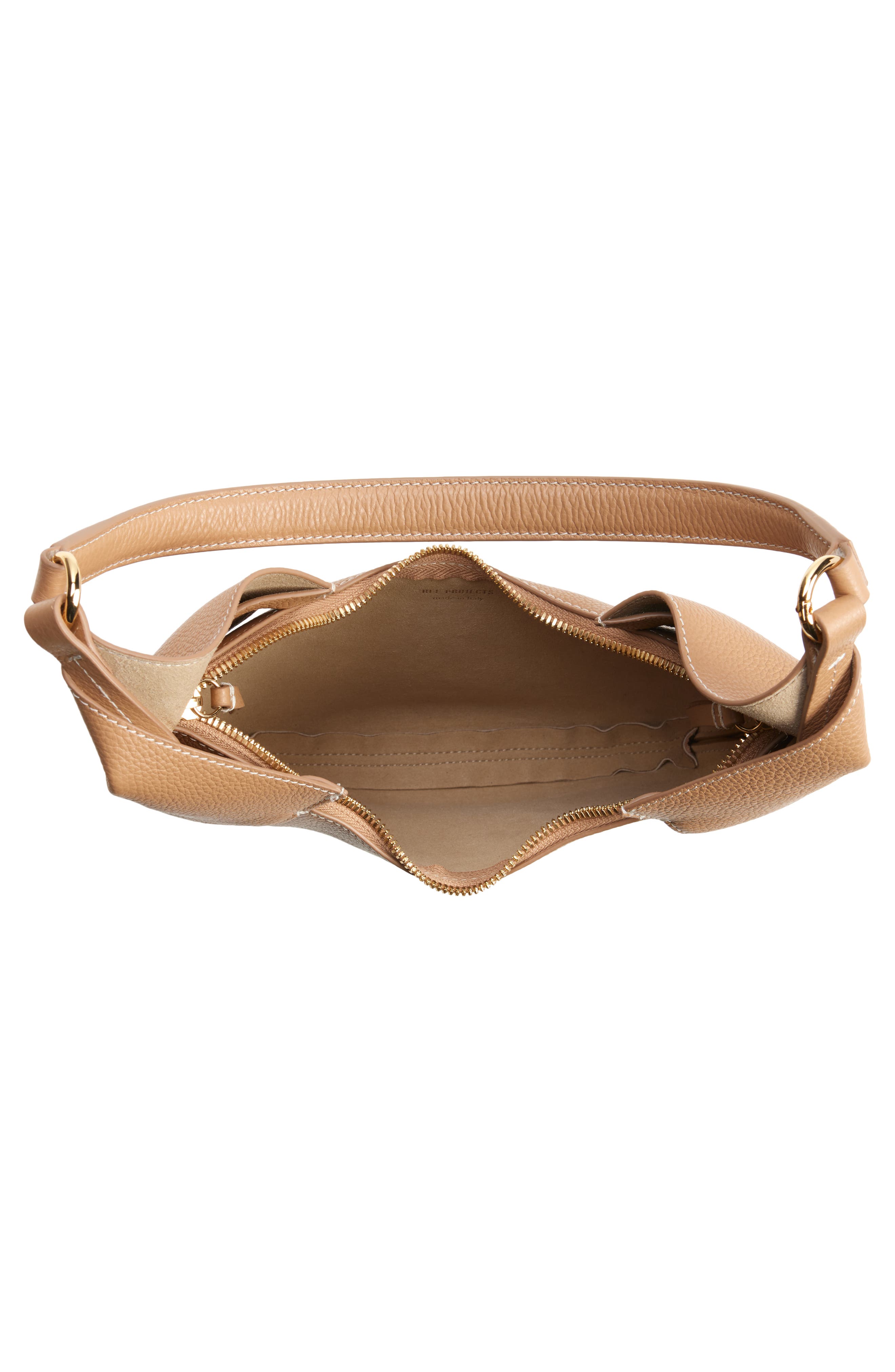 Ree Projects Mini Riva Pebbled Leather Tote, Alternate, color, Clay