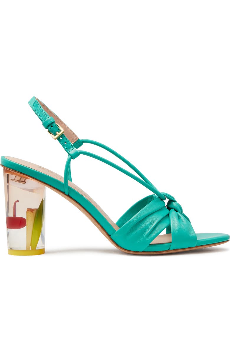Kate Spade New York mai tai slingback sandal, Alternate, color, Clean Green