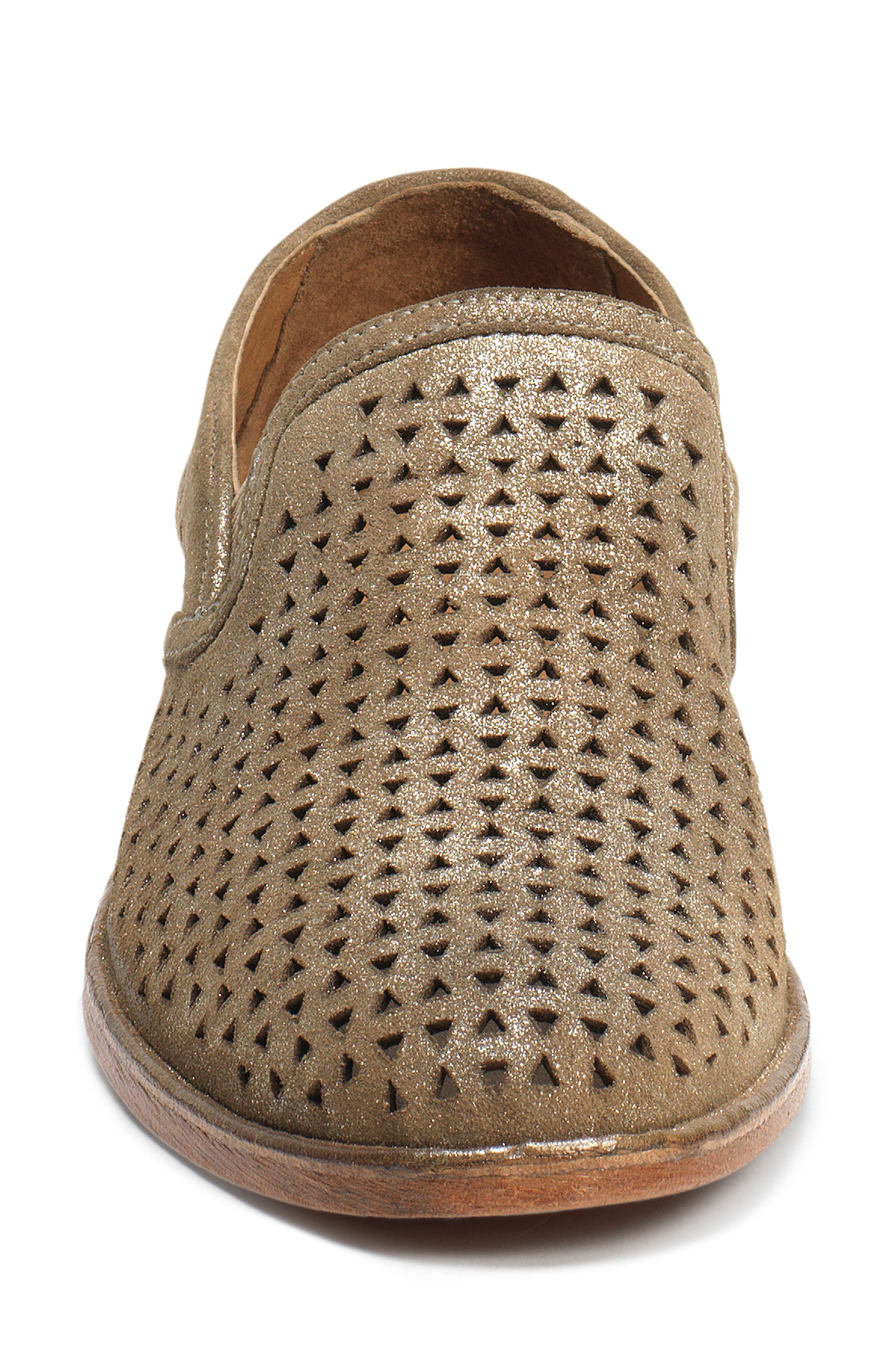 Ali Perforated Loafer, Alternate, color, TAUPE SUEDE