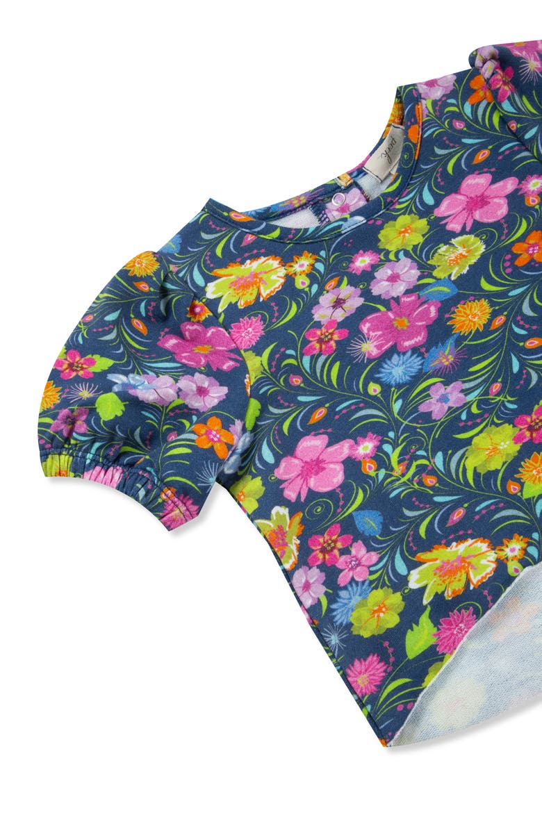 Peek Essentials Magical Garden Print Top & Pants Set, Alternate, color, 