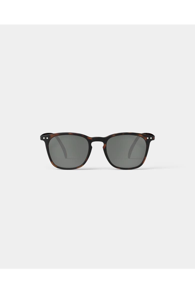 #E 49mm Trapeze Reading Sunglasses, Main, color, Tortoise