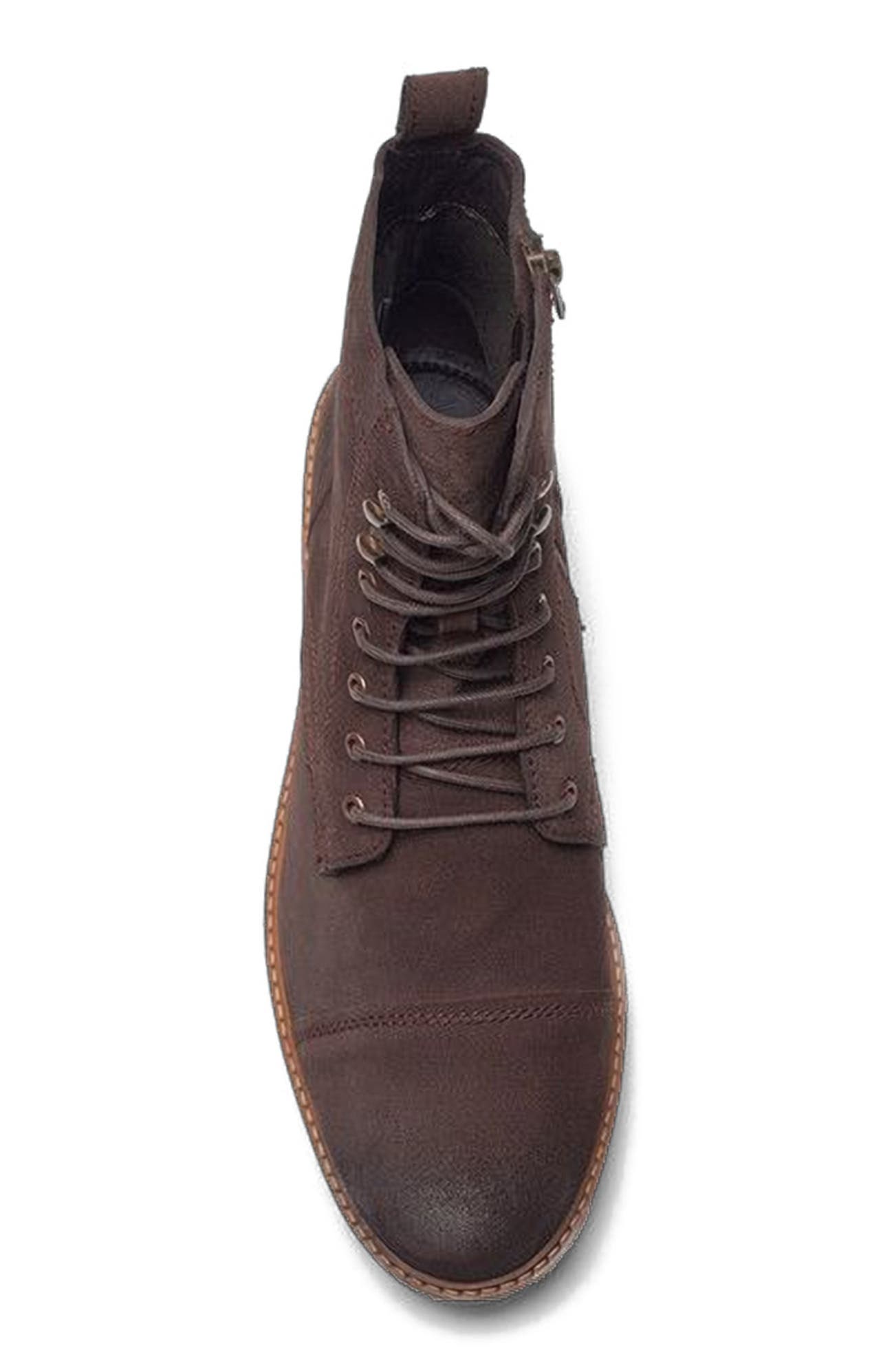 A. Veer Wilder Lace-up Boot, Alternate, color, Brown Suede