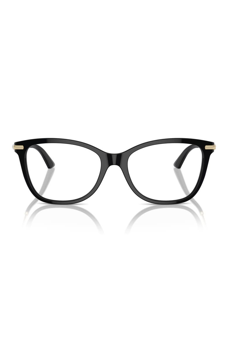 52mm Pillow Optical Glasses, Main, color, BLACK / DEMO LENS