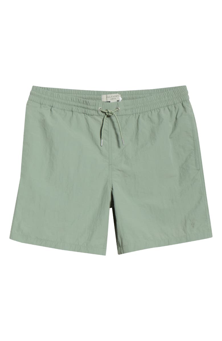 AllSaints Warden Swim Trunks, Main, color, Spring Green