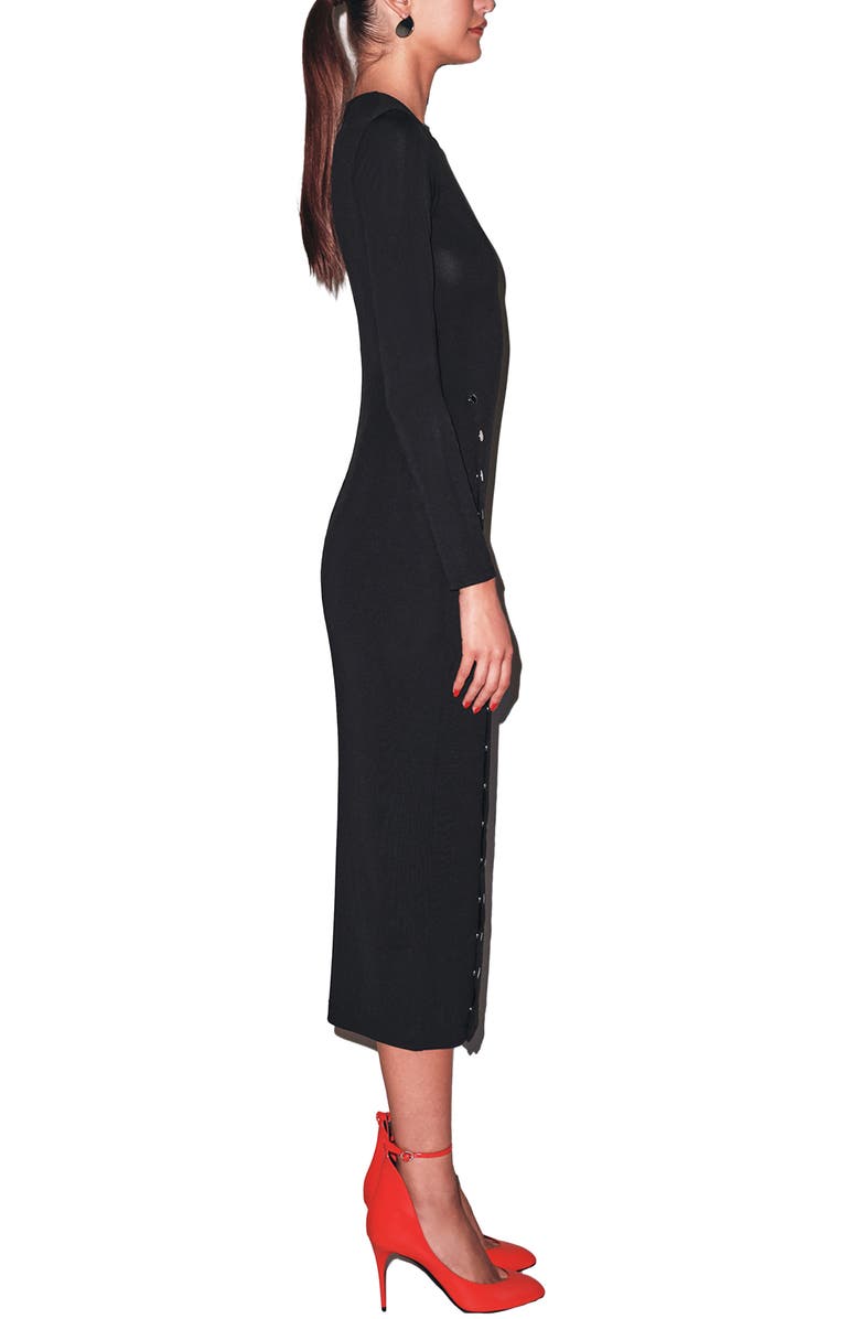 Fleur Du Mal Undo Me Dress, Alternate, color, Black