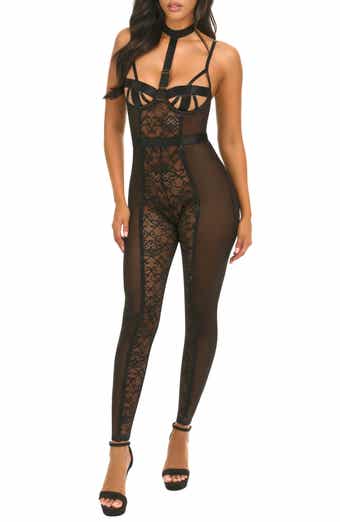 Sia Lace and Mesh Bodysuit