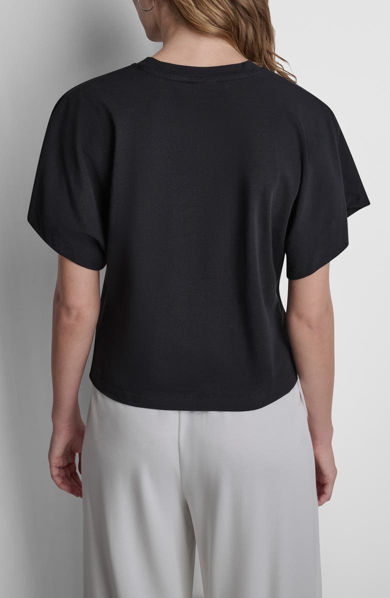 DKNY Art Deco Logo Graphic T-Shirt, Alternate, color, 