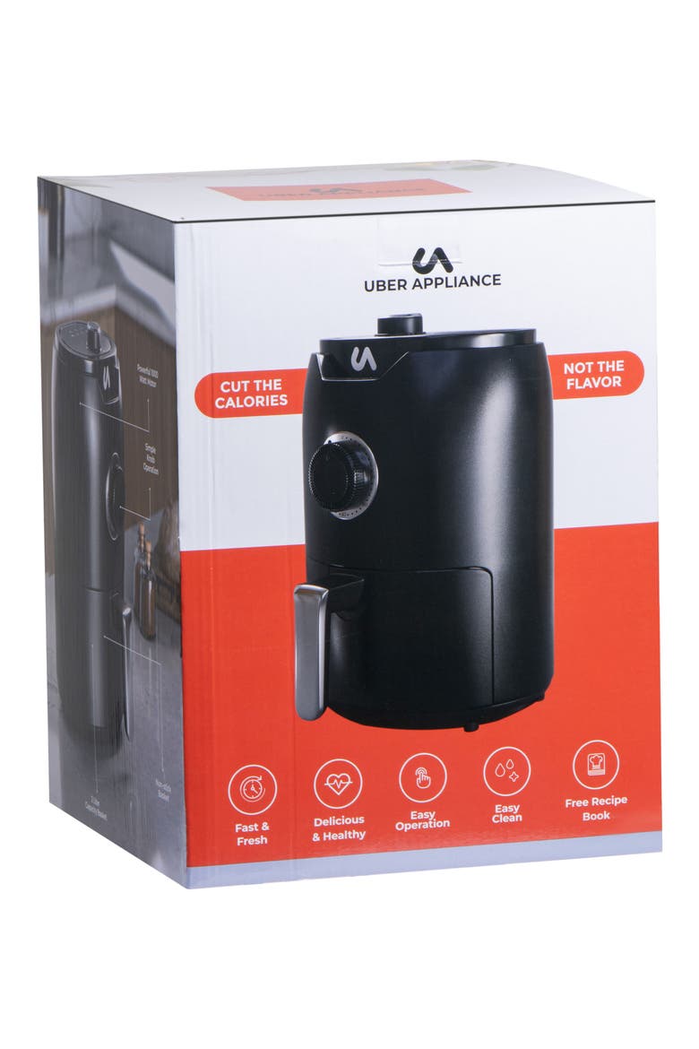 Mini Air Fryer - 2 Qt., Alternate, color, BLACK