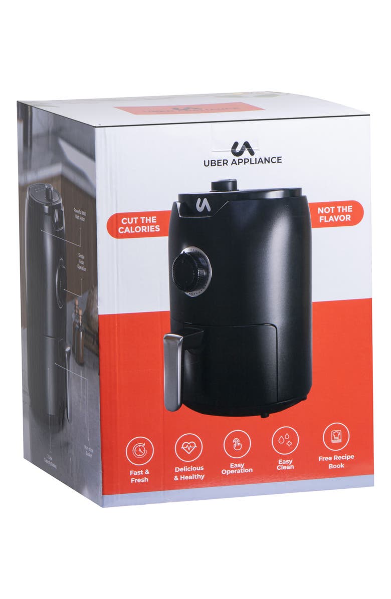 UBER APPLIANCE Mini Air Fryer - 2 Qt., Alternate, color, Black