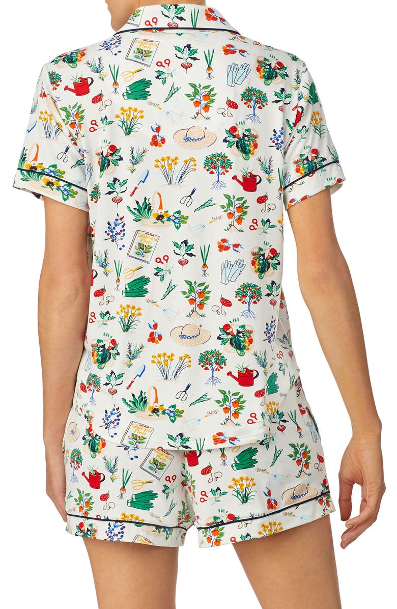 Kate Spade New York print short pajamas, Alternate, color, 