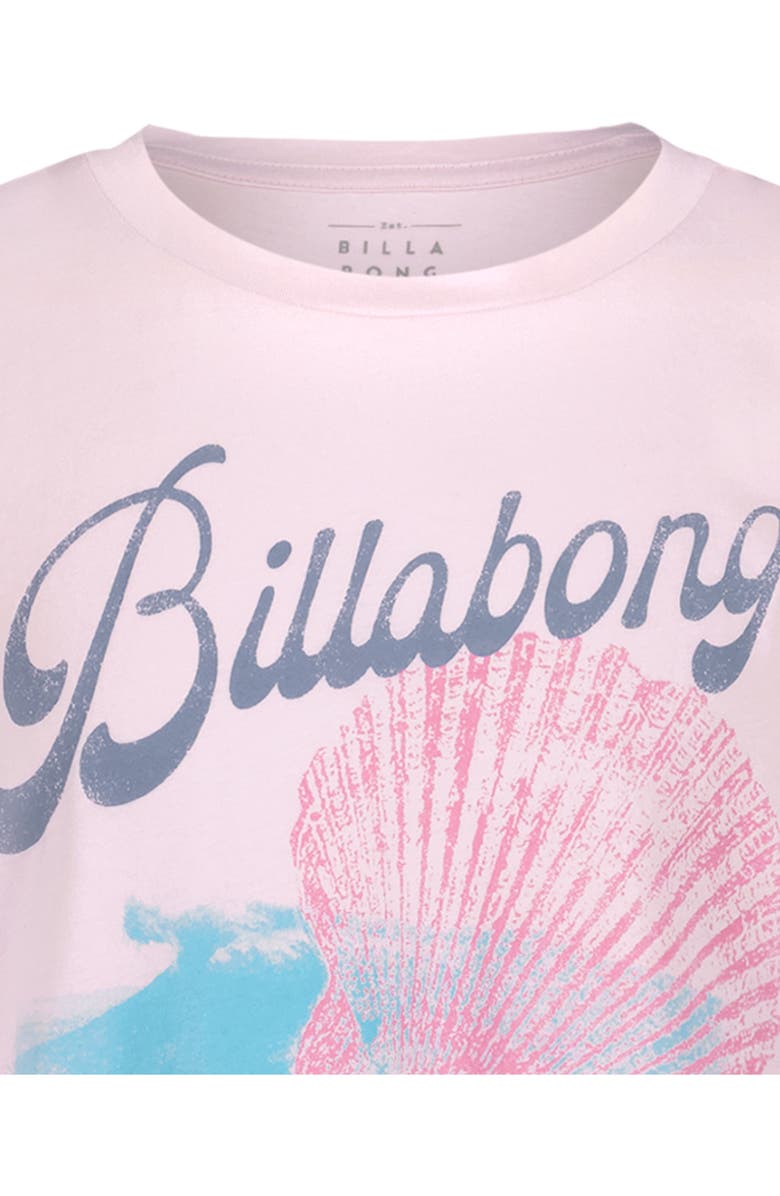 Billabong Kids' Coastal Oversize Cotton Graphic T-Shirt, Alternate, color, Lilac Snow