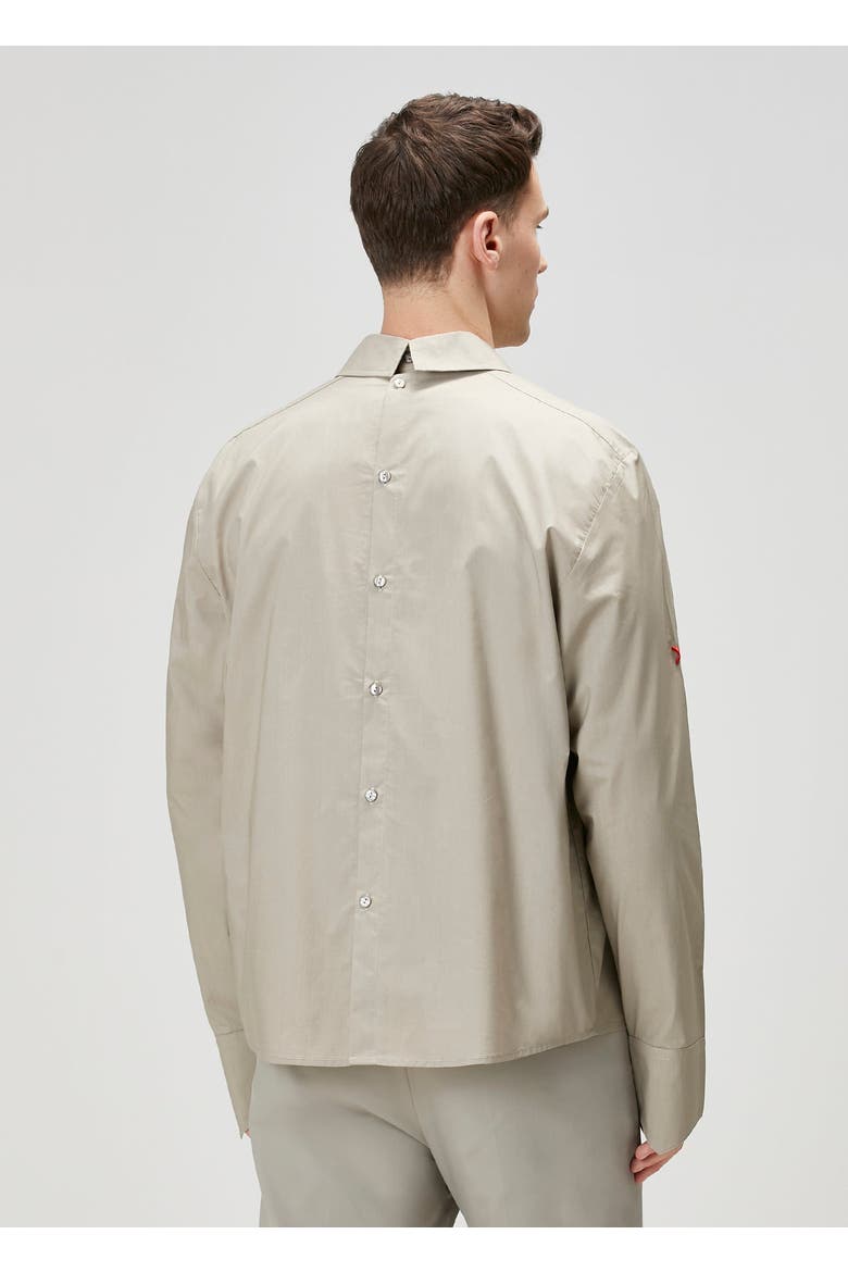 Pure Cotton Woven Shirt Fit Patch, Alternate, color, beige