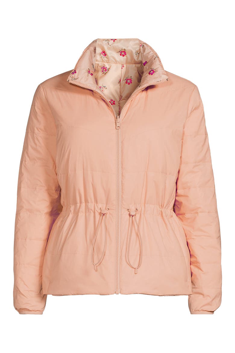 Wanderweight Reversible Packable Down Jacket, Alternate, color, Pink/Oyster Pink Floral