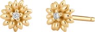 MADE BY MARY CZ Birth Flower Stud Earrings