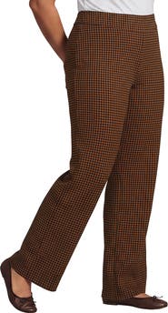 Lands' End Starfish Mid Rise Straight Leg Pants