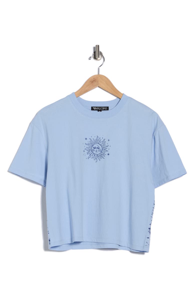 Vinyl Icons Sun Desert Tee, Alternate, color, Light Blue