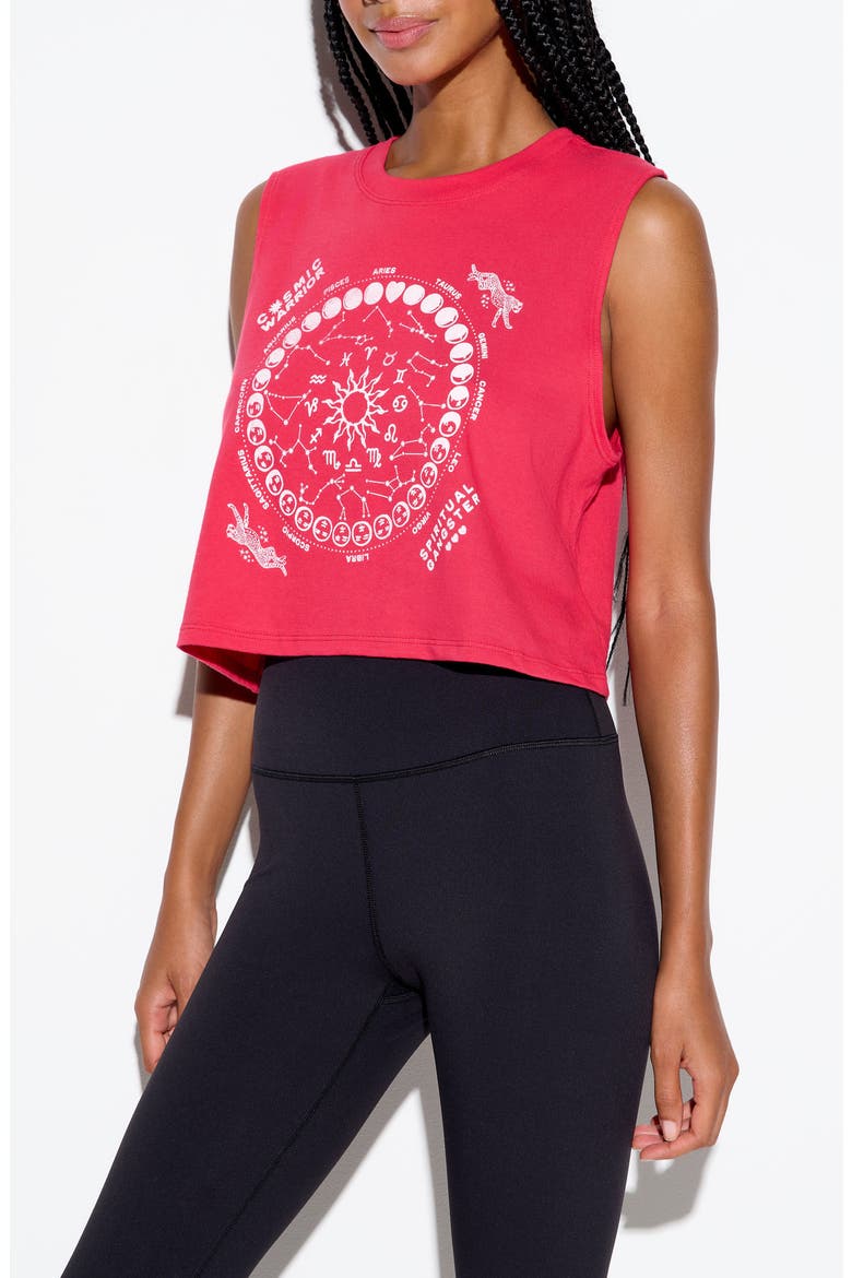 Zodiac Energy Spirit Crop Top, Alternate, color, PASSION FLOWER