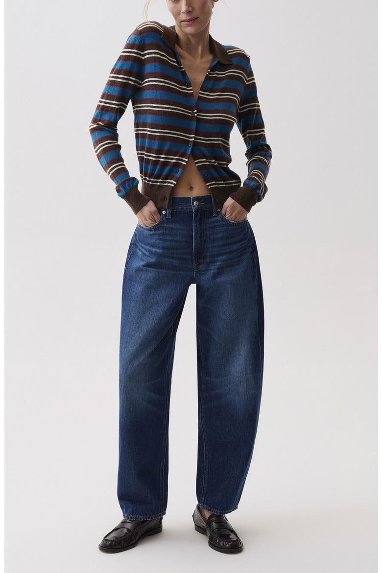 Sacha High Waist Wide Leg Jeans, Alternate, color, NILE