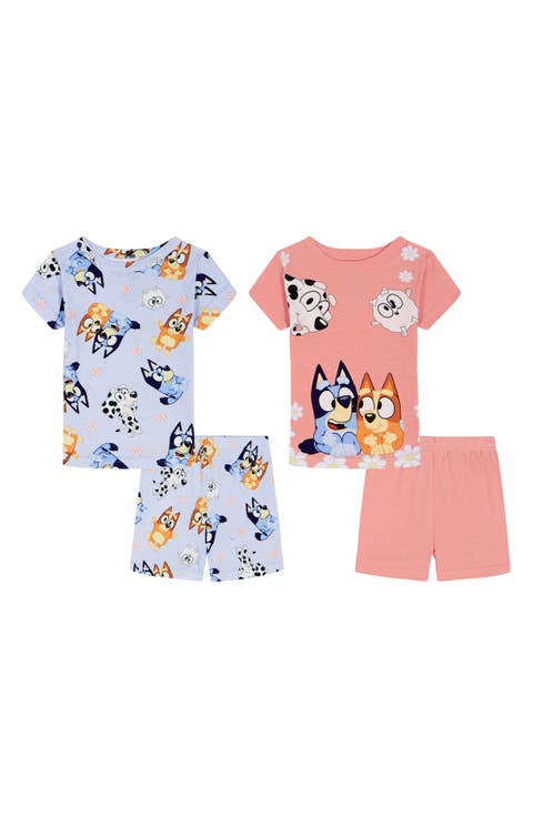 Assorted 2-Pack Bluey Short Two-Piece Pajamas (Toddler)