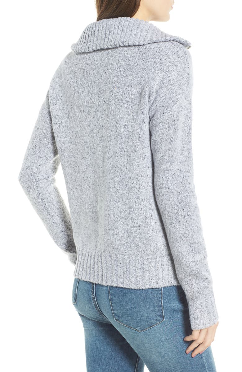 Love By Design Quarter Zip Sweater, Alternate, color,