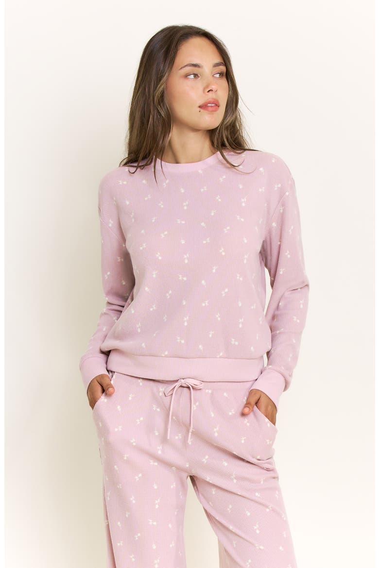 Kickback Lounge Pajama Set, Alternate, color, ROMANTIC LILAC BUDS