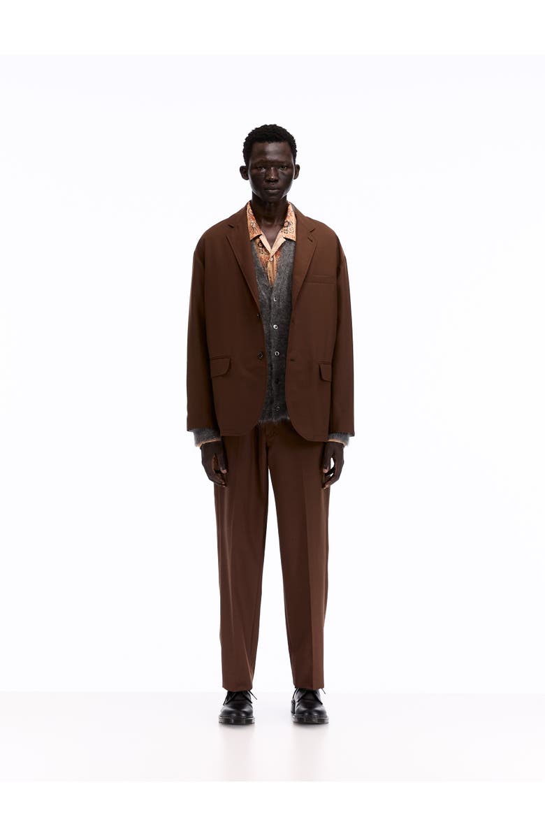 vowels Suit Pants, Alternate, color, Brown