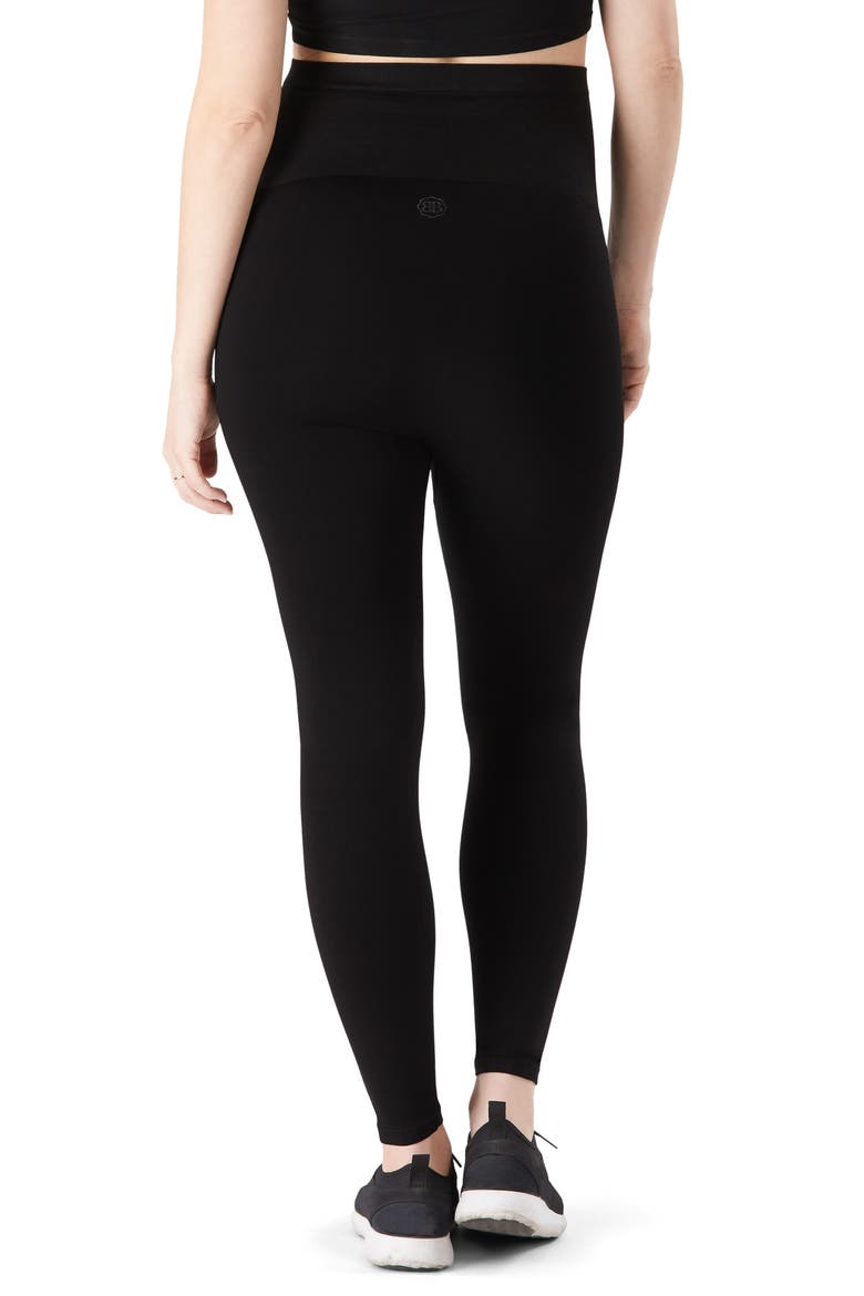 Bump Support™ Maternity Leggings, Alternate, color, BLACK