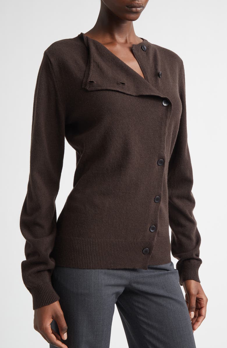 Paloma Wool Donalti Extrafine Merino Wool Cardigan, Alternate, color, Taupe