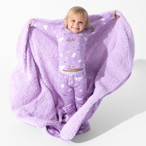 Bellabu Bear Unisex Kids' Hedwig's Magical Mail Set Of 2 Piece Pajamas In Purple