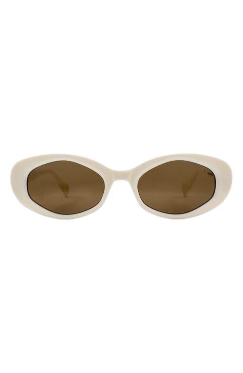 Carolyn 52mm Oval Sunglasses