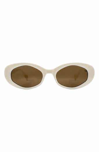 AllSaints Carolyn 52mm Oval Sunglasses