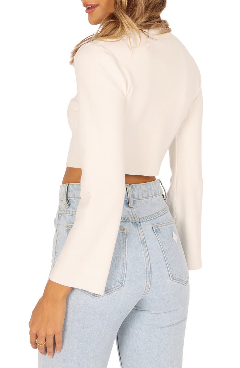 Petal & Pup Fletcher Rib Crop Sweater, Alternate, color, 