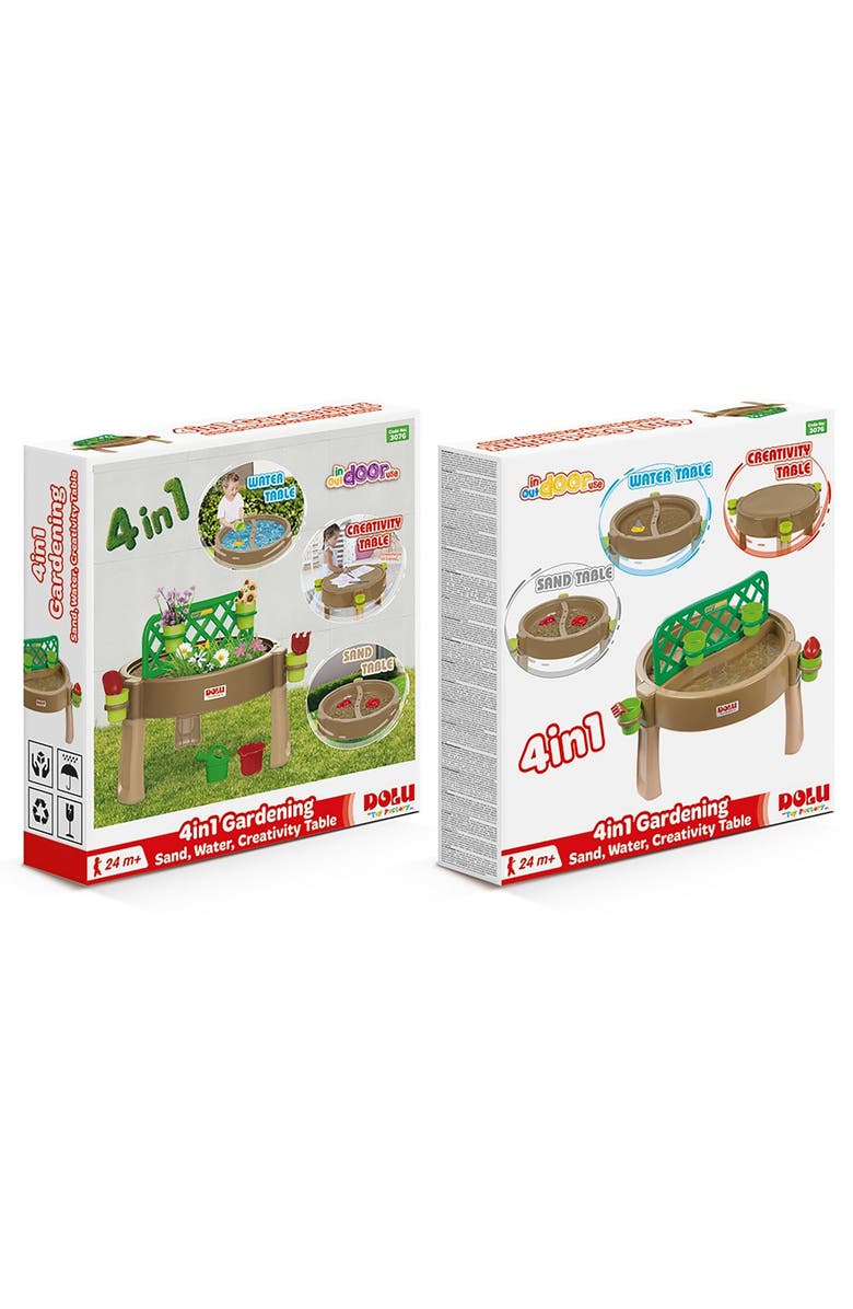 Dolu 4 In 1 Activity Table, Gardening, Alternate, color, Multicolored