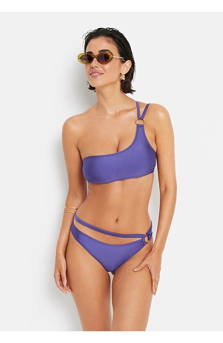 LSCN by LASCANA Women's Strappy O-Ring Bikini Bottom, Alternate, color, Viola