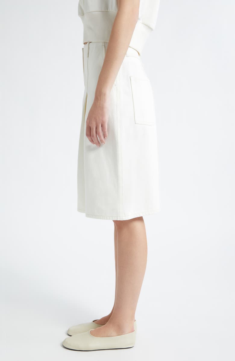 3.1 Phillip Lim Ghost Patch Lightweight Denim Bermuda Shorts, Alternate, color, Tofu